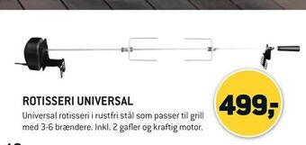 XL-BYG Rotisseri universal tilbud