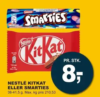 Nestlé kitkat eller smarties