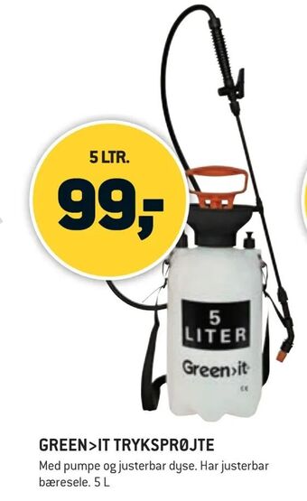 XL-BYG Green>it tryksprøjte tilbud