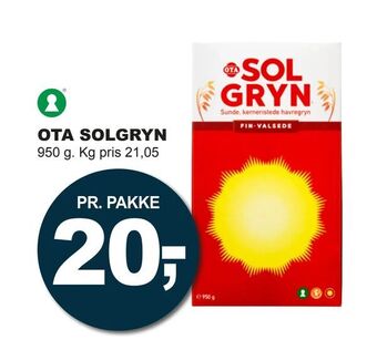 Let-Køb Ota solgryn tilbud