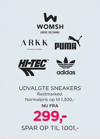 Salling Udvalgte sneakers tilbud