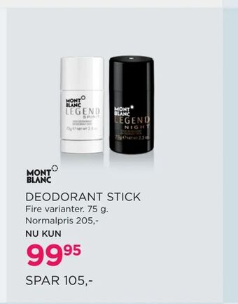 Salling Deodorant stick tilbud