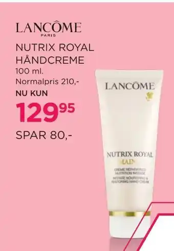 Salling Nutrix royal håndcreme tilbud
