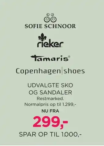 Salling Udvalgte sko og sandaler tilbud