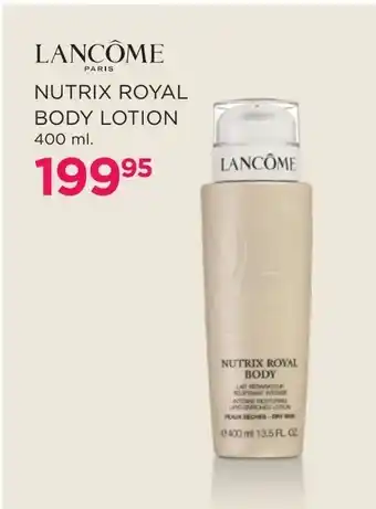 Salling Nutrix royal body lotion tilbud