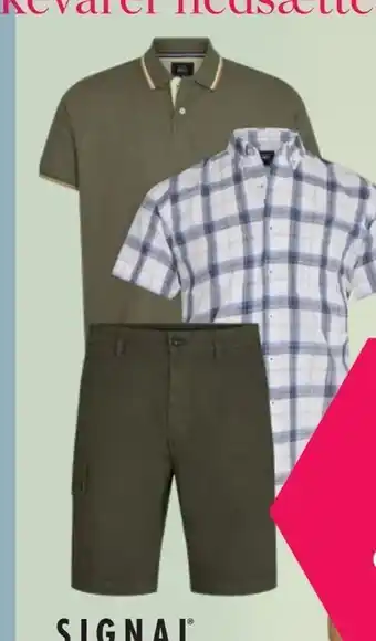 Salling Skjorte el. shorts tilbud