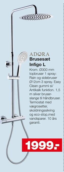 Bauhaus Brusesæt Infigo L tilbud