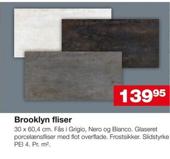 Bauhaus Brooklyn fliser tilbud