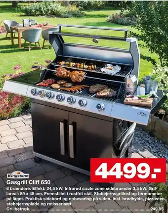Bauhaus Gasgrill Cliff 650 tilbud