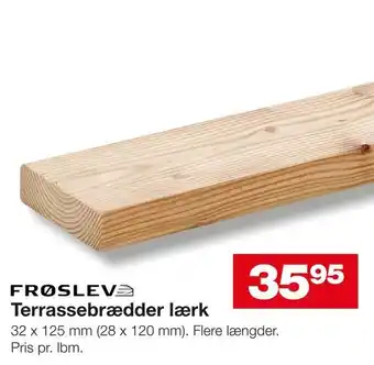Terrassebrædder lærk