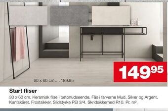 Bauhaus Start fliser tilbud