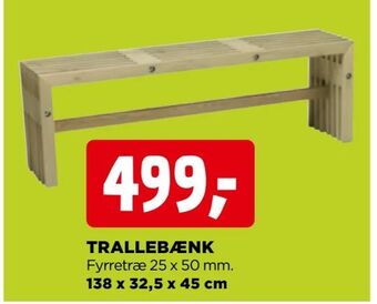 jem & fix Trallebænk tilbud