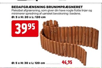 jem & fix Bedafgrænsning brunimprægneret tilbud