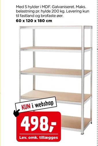 jem & fix Stålreol tilbud