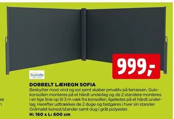 jem & fix Dobbelt læhegn sofia tilbud