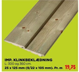 jem & fix Imp. klinkbeklædning tilbud