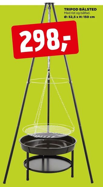 jem & fix Tripod bålsted tilbud