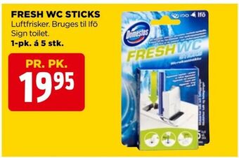 jem & fix Fresh wc sticks tilbud