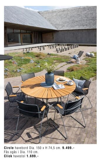 Ilva Circle havebord Dia tilbud