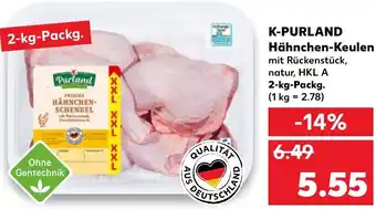 Kaufland K-Purland Hähnchen-Keulen 2 kg tilbud