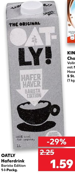 Kaufland Oatly Haferdrink tilbud