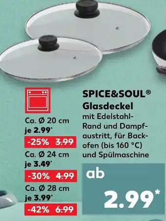 Spice&Soul Glasdeckel Ø 20 cm