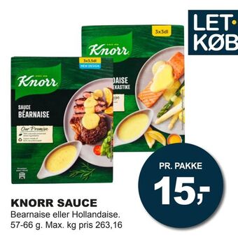 Let-Køb Knorr sauce tilbud