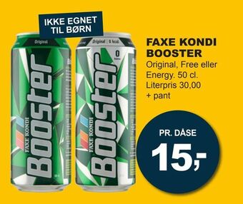 Let-Køb Faxe kondi booster tilbud
