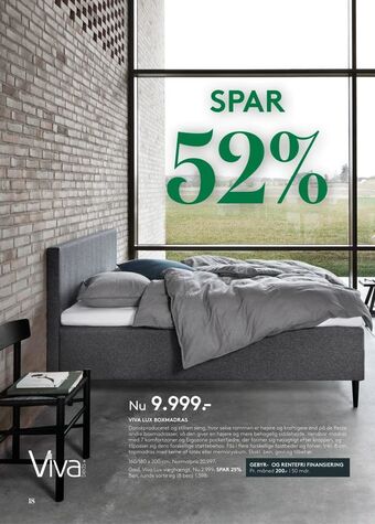 SengeSpecialisten Viva lux boxmadras tilbud