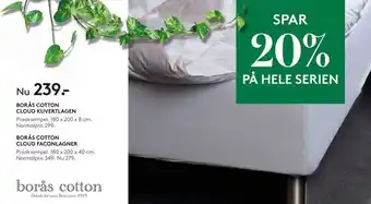 SengeSpecialisten Borås cotton cloud faconlagner tilbud