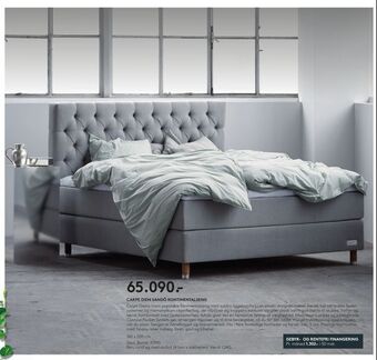 SengeSpecialisten Carpe diem sandö kontinentalseng tilbud