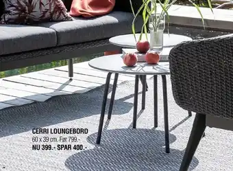 Ilva Cerri loungebord tilbud