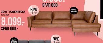 Scott hjørnesofa