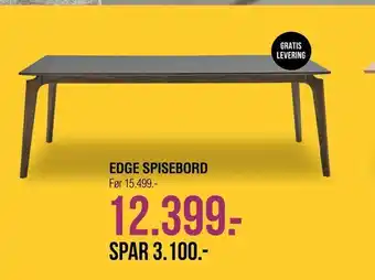 Ilva Edge spisebord tilbud