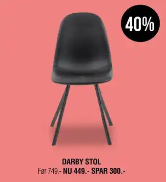 Ilva Darby stol tilbud