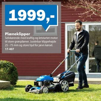 Biltema Plæneklipper tilbud