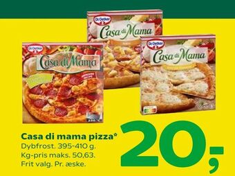 Coop 365 Casa di mama pizza tilbud