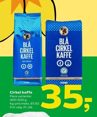 Coop 365 Cirkel kaffe tilbud