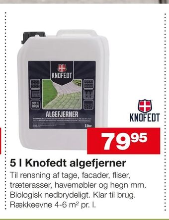 Bauhaus 5 l Knofedt algefjerner tilbud