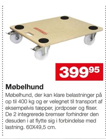 Bauhaus Møbelhund tilbud