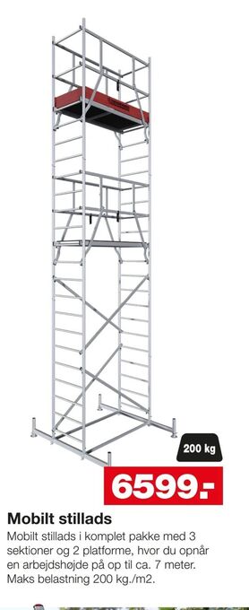 Bauhaus Mobilt stillads tilbud