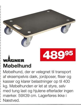 Bauhaus Møbelhund tilbud