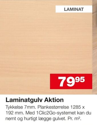 Laminatgulv Aktion