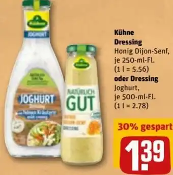 REWE DE Kühne Dressing 250ml oder Dressing 500ml tilbud