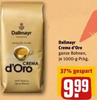 REWE DE Dallmayr Crema D'Oro 1000g tilbud