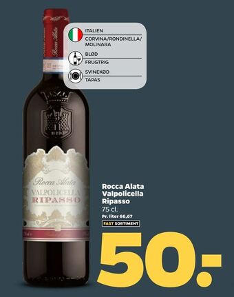 Netto Rocca Alata Valpolicella Ripasso tilbud