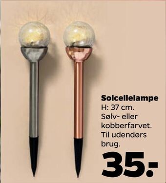 Netto Solcellelampe tilbud