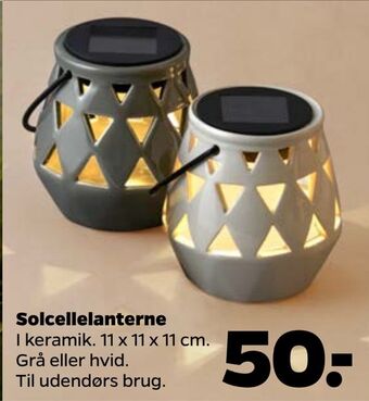 Netto Solcellelanterne tilbud