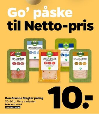 Netto Den Grønne Slagter pålæg tilbud