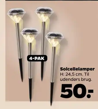 Netto Solcellelamper tilbud